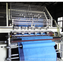 sell to india computerized multi needle quilting machine, lock stitch multi needle quilting machine